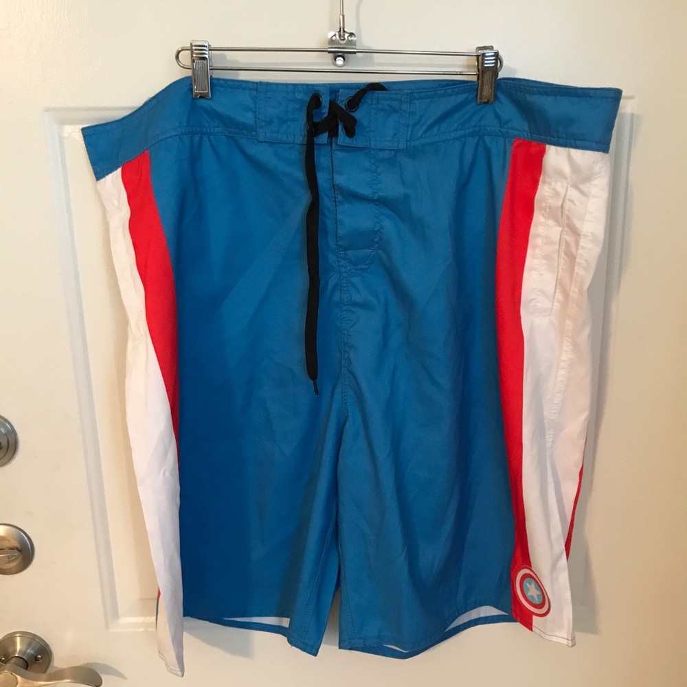 Marvel Comics swim trunks sz 3XL NWT